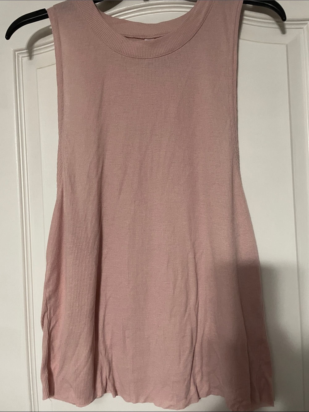ALO Yoga Dusty Rose Ribbed Tank
